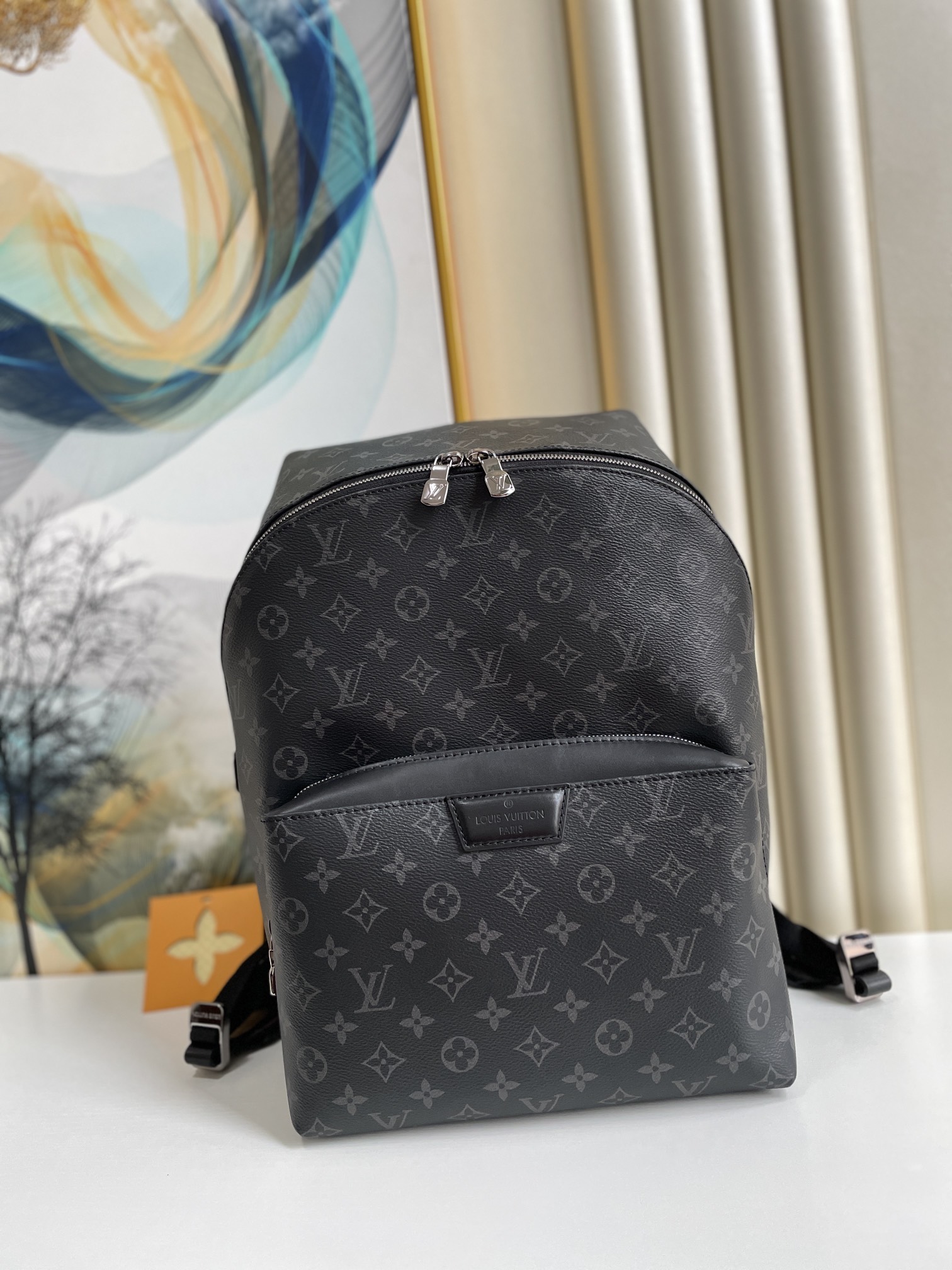 Louis Vuitton Discovery Backpack PM Monogram Eclipse Canvas For Men, Men’s Bags 40cm LV M43186