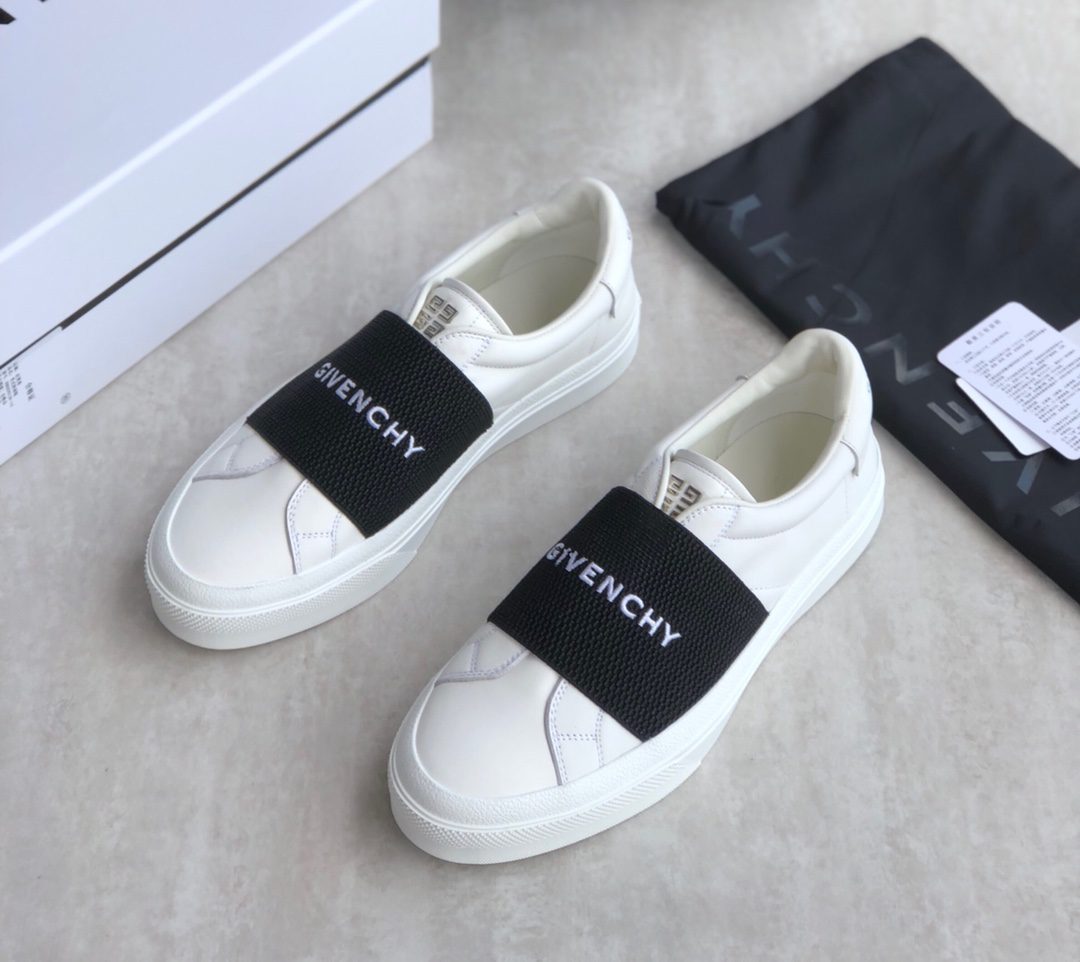 Givenchy Sneakers With Elastic Band White And Black For Men GVC BH005XH14X-116
