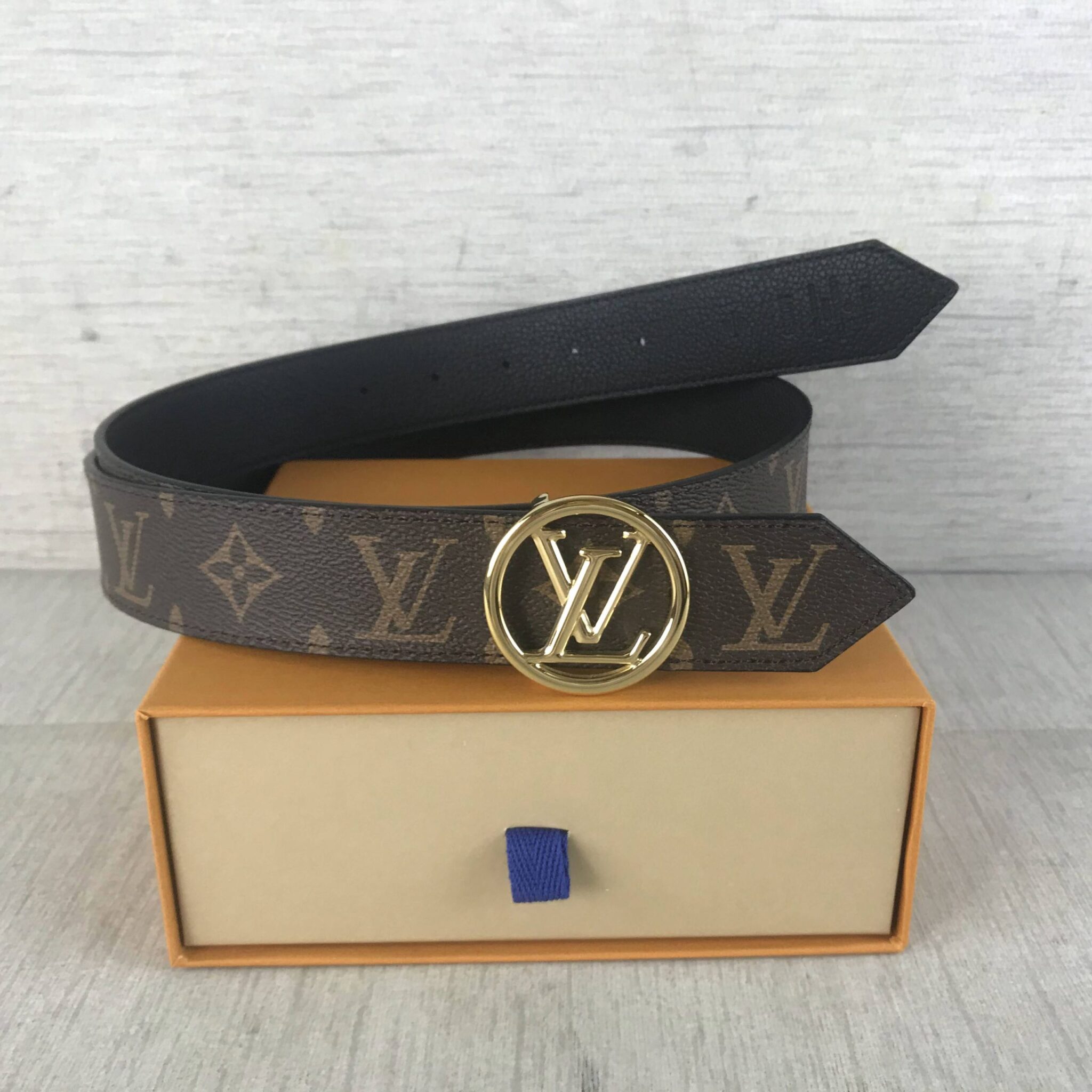 Louis Vuitton LV Circle Reversible Belt Monogram Canvas, LV Women Belt M0564U