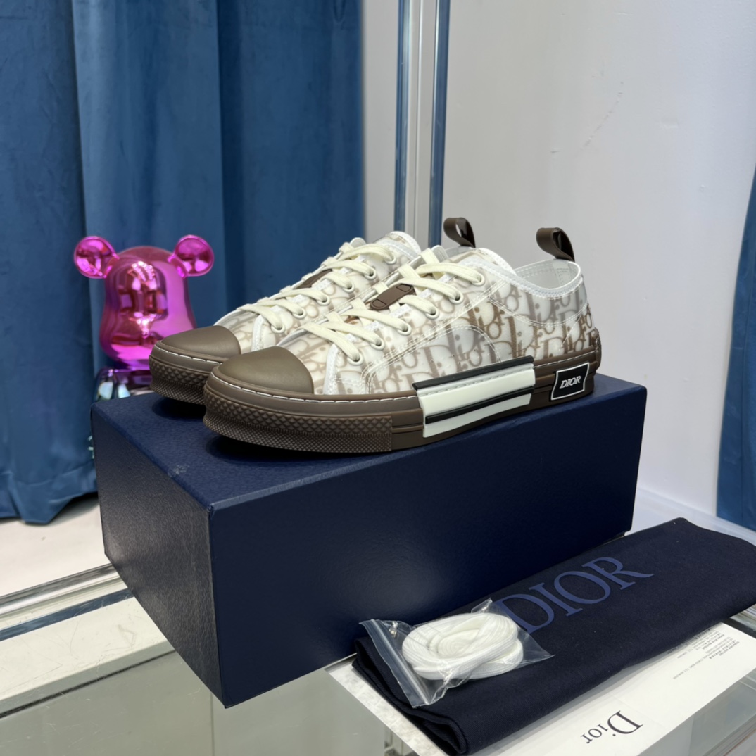 Christian Dior B23 High-Top Sneaker White/Black For Men CD 3SN249YJP_H069