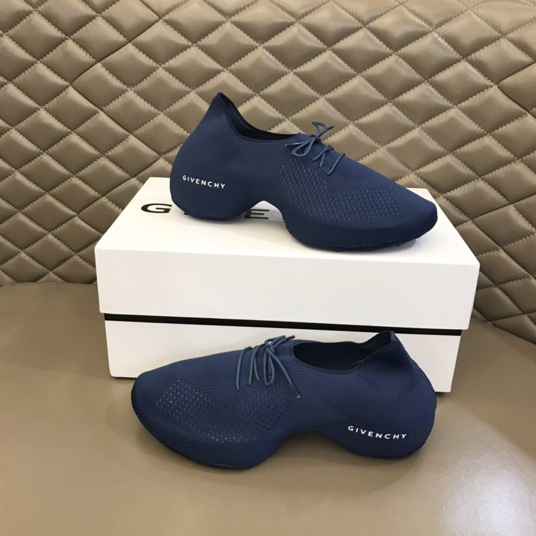 Givenchy TK-360 Mesh Sneakers Dark Blue For Men GVC BH006KH1AV-410