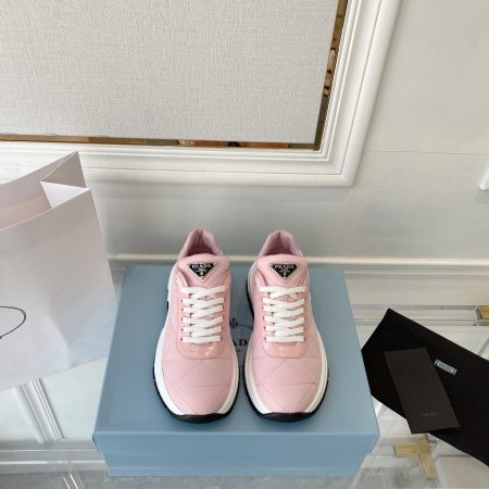 Prada Prax 01 Nylon Sneakers Pink For Women Prada 