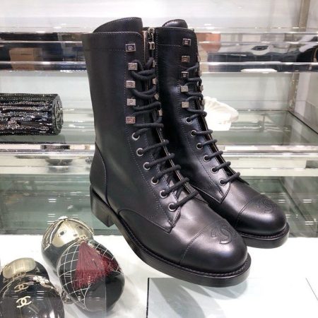 Chanel Lace-Ups Black For Women, Women’s Shoes