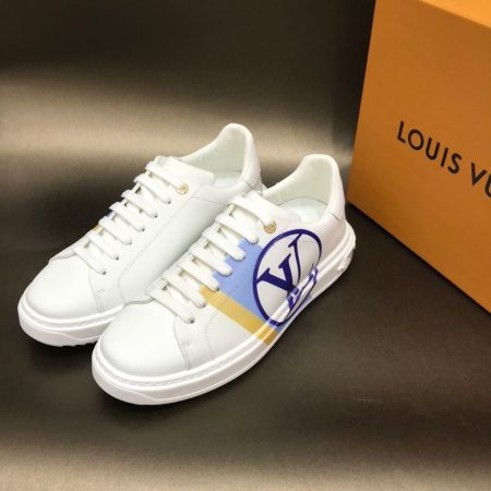 Louis Vuitton Time Out Sneaker White/Blue For Women LV