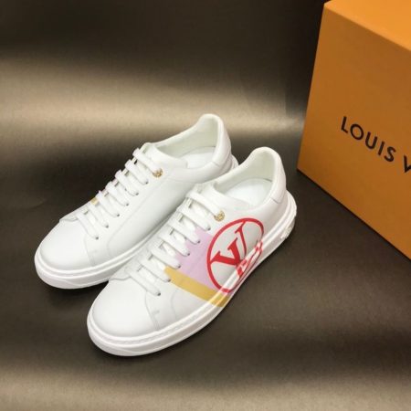 Louis Vuitton Time Out Sneaker White/Red For Women LV