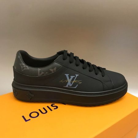 Louis Vuitton Time Out Sneaker Black For Women LV