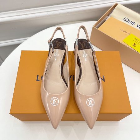 Louis Vuitton Magnetic Slingback Pump Nude For Women LV