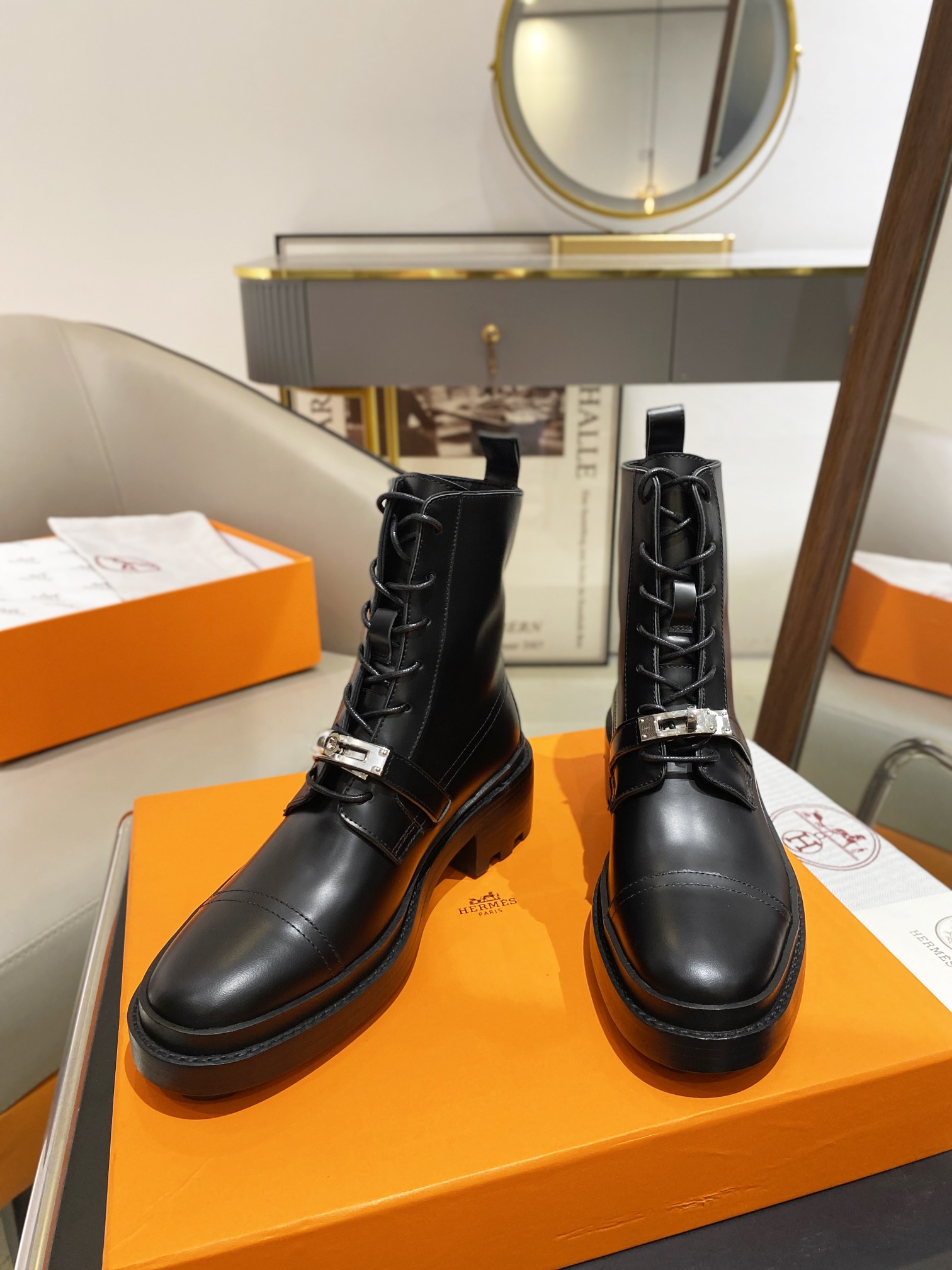 Hermes Daydream Boot Black For Women