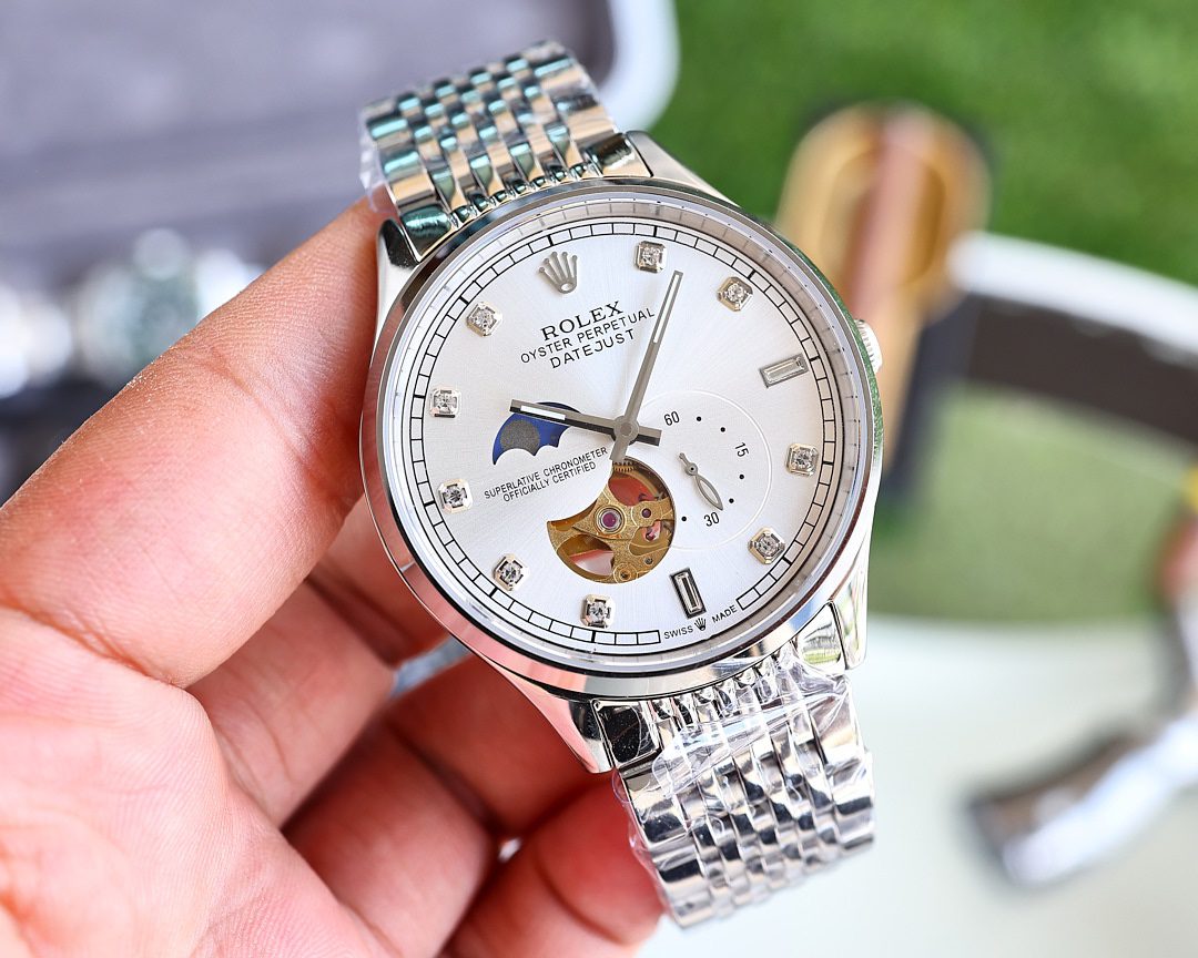 Rolex Datejust Oyster Perpetual 41 Silver Toned For Men