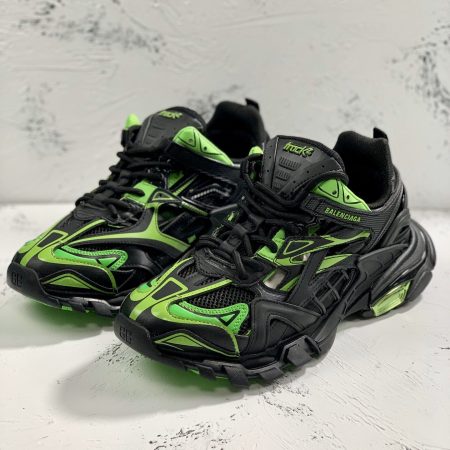 Balenciaga Track.2 Clear Sole Trainers Black For Women