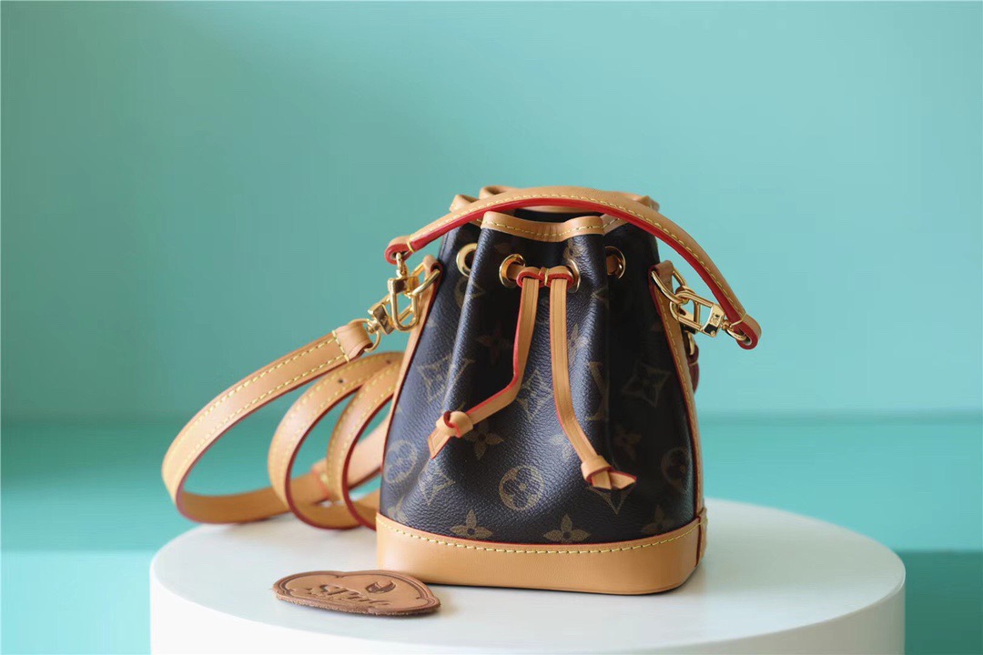 Louis Vuitton Nano Noe Monogram Canvas For Women, Women’s Handbags, Shoulder And Crossbody Bags 16cm/6.3in LV M81266