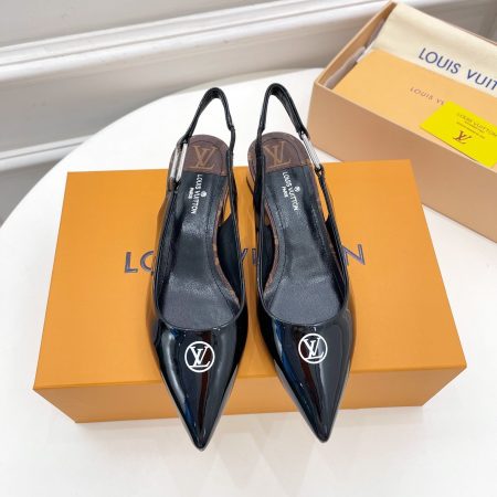 Louis Vuitton Magnetic Slingback Pump Black For Women LV 1A9O7U