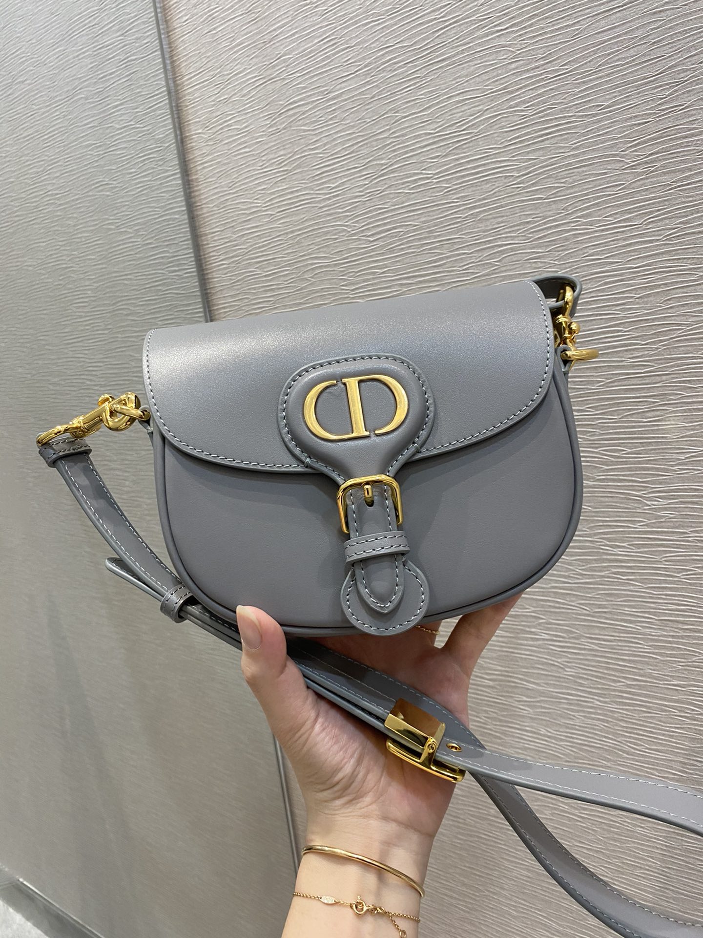Christian Dior Mini Dior Bobby Bag, Grey, For Women Women’s Handbags, Shoulder Bags, Crossbody Bags, 18cm CD M9317UMOL_M41G