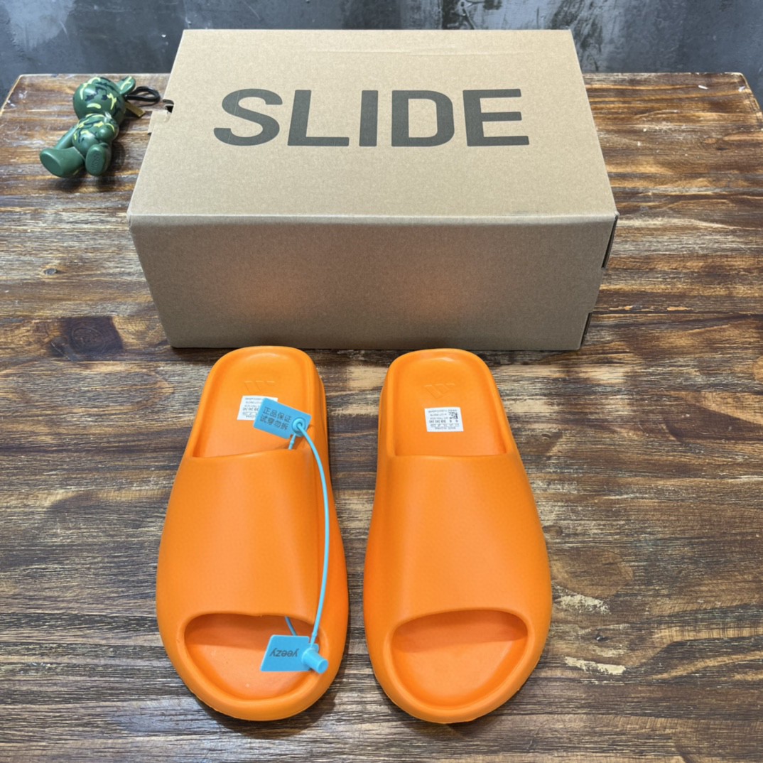 adidas yeezy Slide Enflame Glow Orange For Women GZ0953