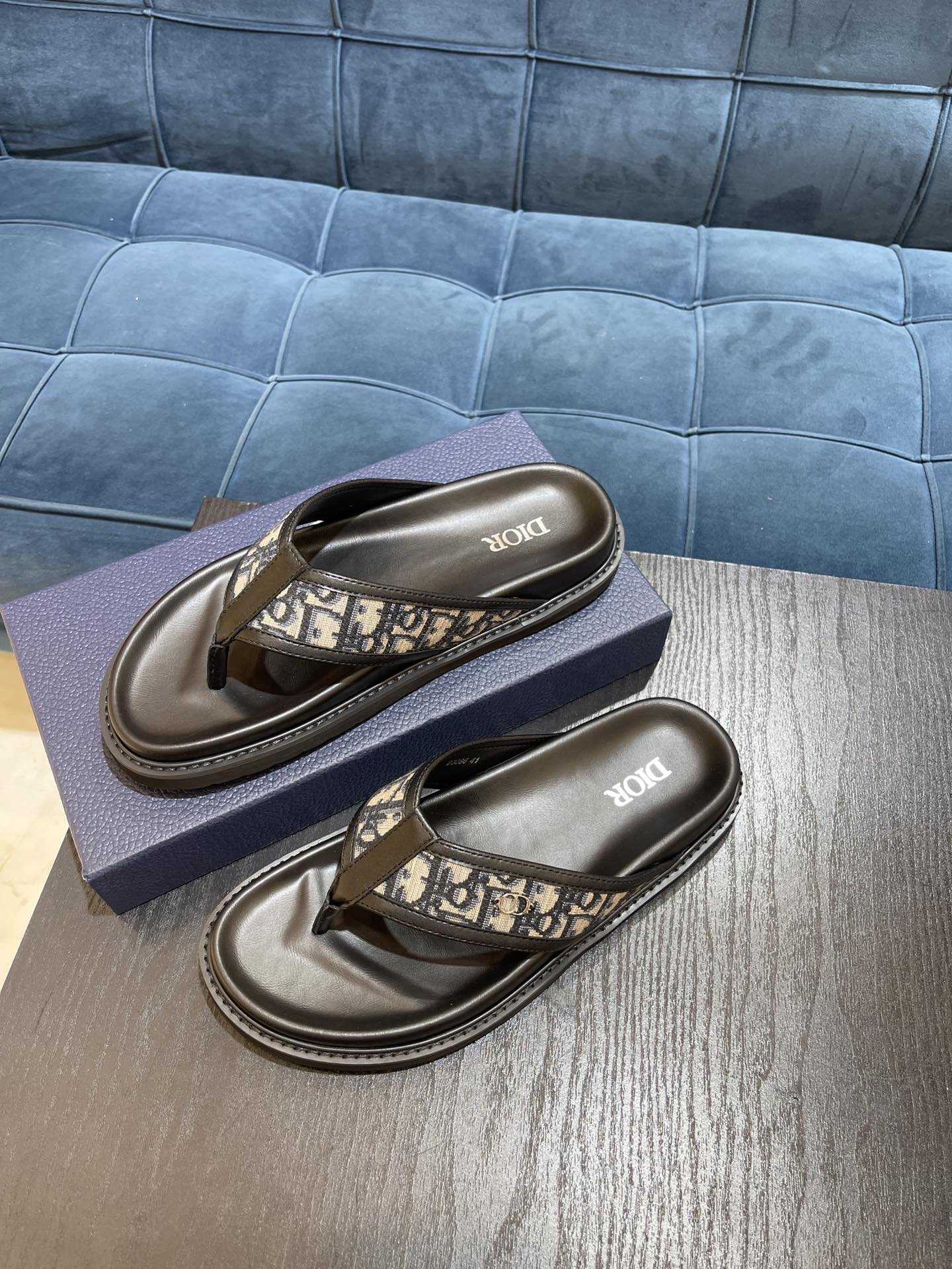 Christian Dior Aqua Sandal Brown/Beige For Men CD