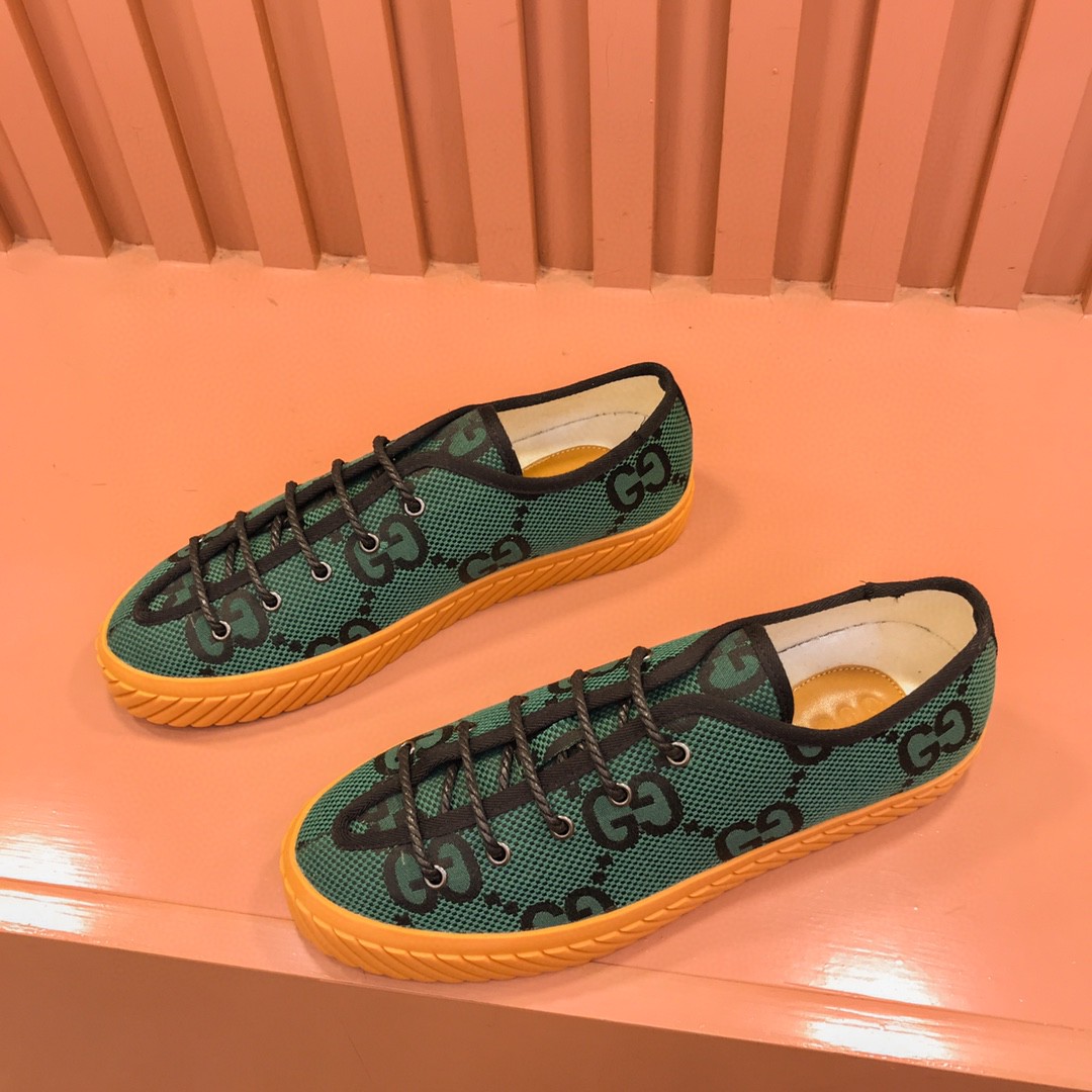 Gucci Men’s Maxi Gucci Sneaker Green For Men ‎‎‎703688 UKOH0