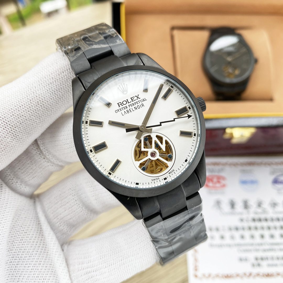 Rolex Labelnoir 41mm Black Metal Toned For Men