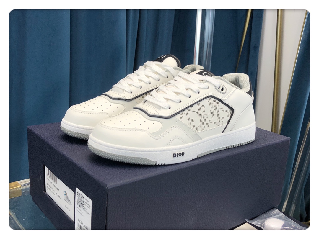 Christian Dior B27 Low-Top Sneaker White/Black For Men CD