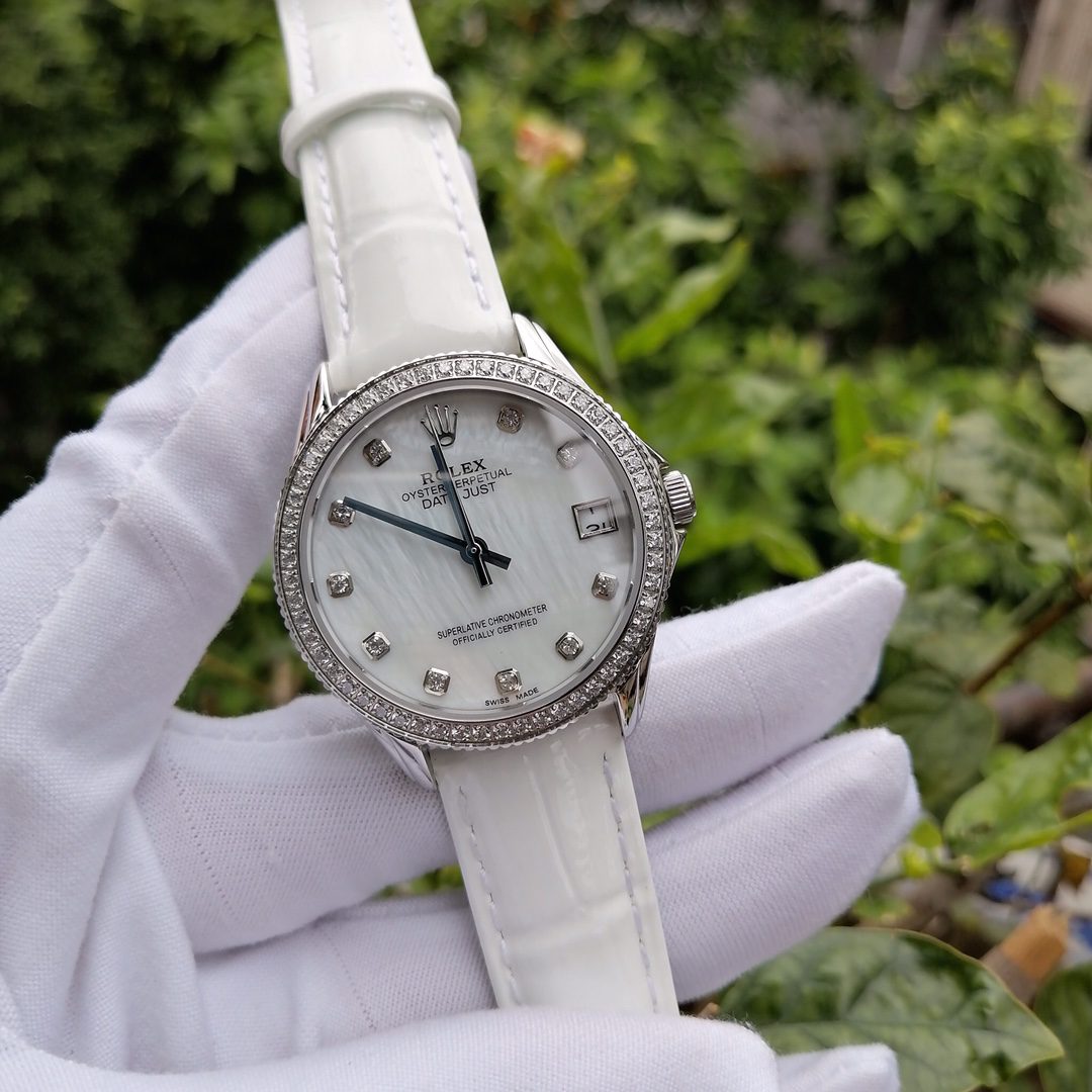 Rolex Datejust Perpetual 36mm Silver Toned For Women