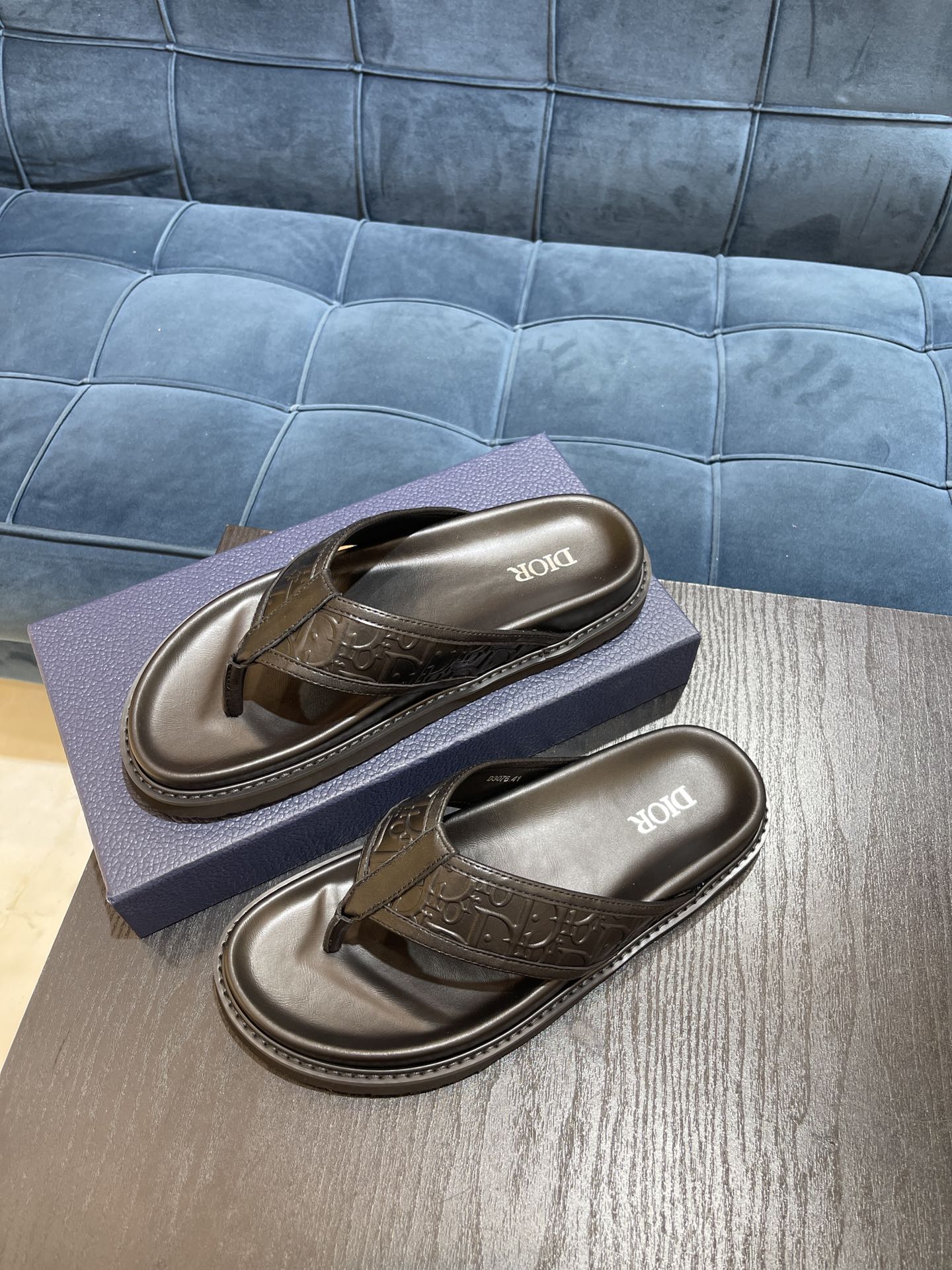 Christian Dior Aqua Sandal Black For Men CD