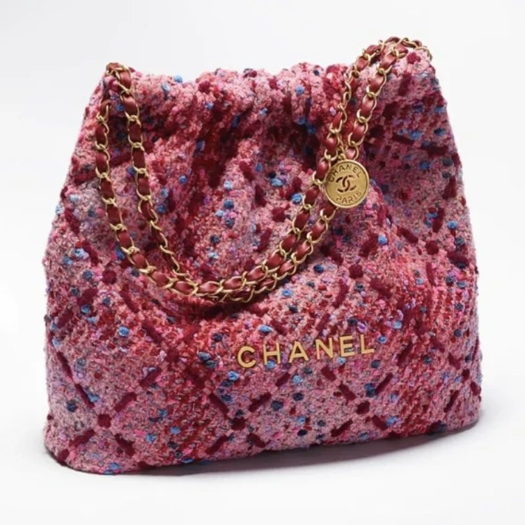 Chanel 22 Handbag Pink And Multicolor For Women, Women’s Bags 15in/38cm AS3261 B09559 NK194