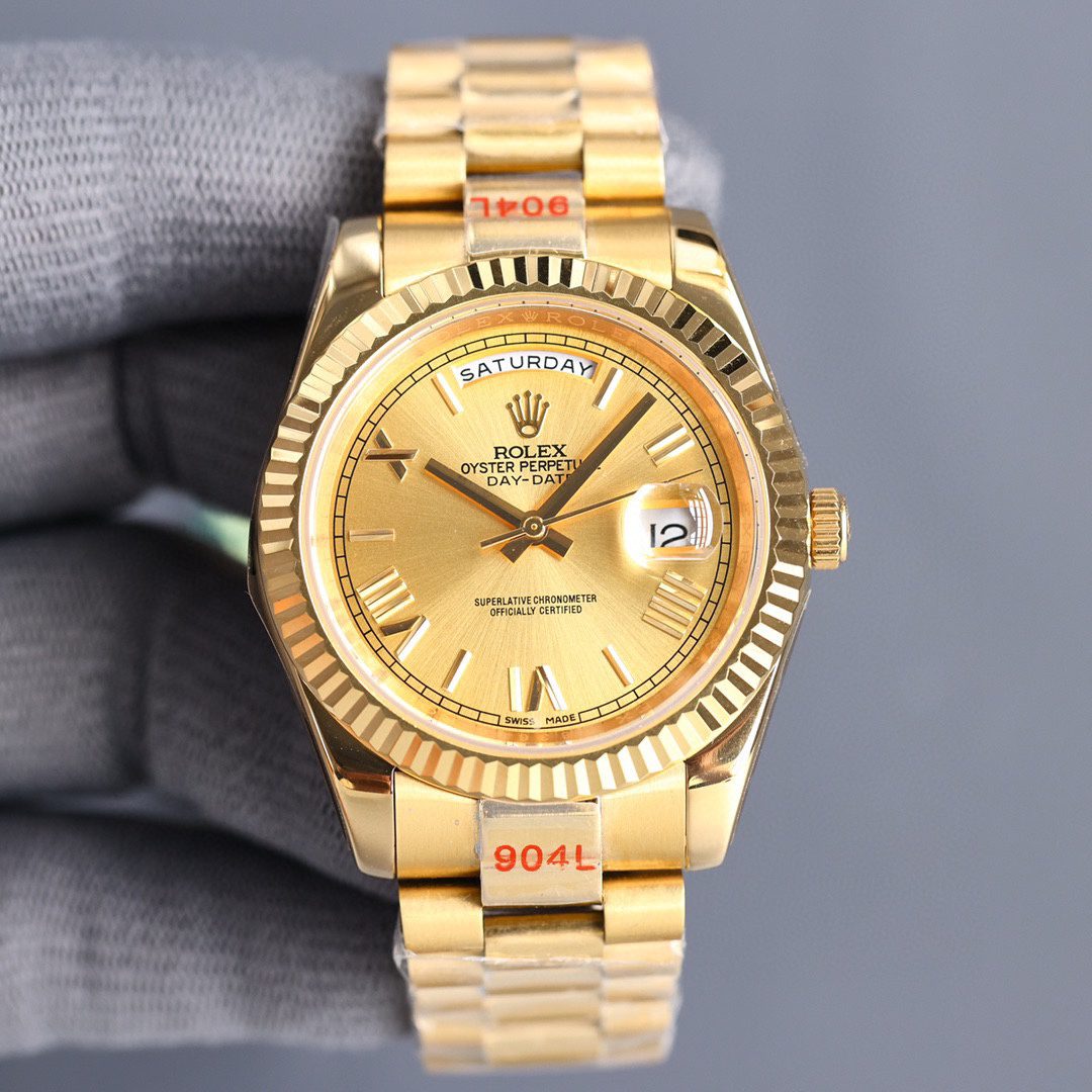 Rolex Day-Date 41mm Gold Toned For Men