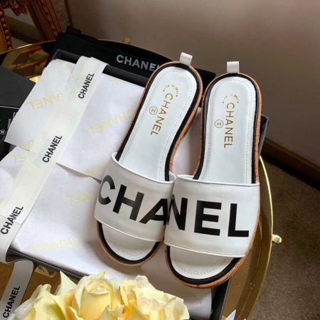Chanel Mules Ivory For Women, Women’s Shoes