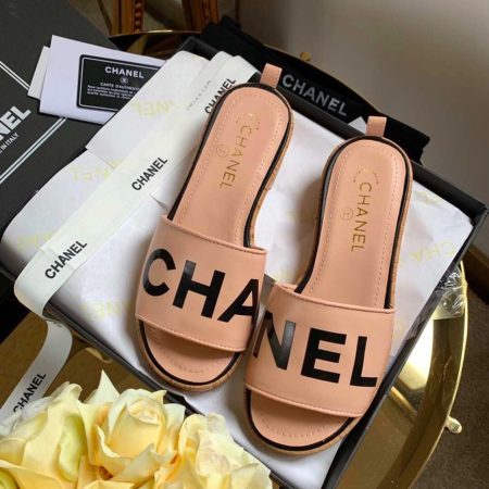 Chanel Mule Peach For Women, Women’s Shoes