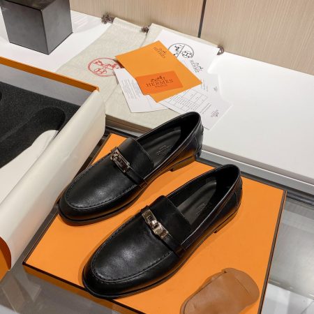 Hermes Destin Loafer Black For Women, Women’s Shoes H212114Z 02390