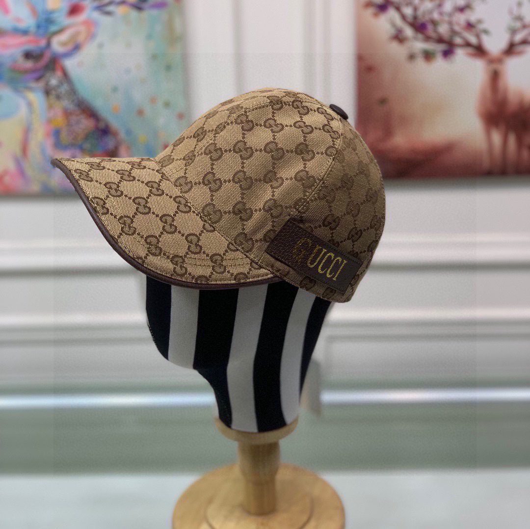 GUCCI Baseball Hat Beige Gucci Hat