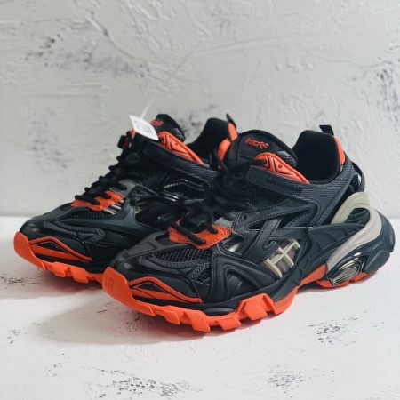 Balenciaga Track.2 Clear Sole Trainers Black For Women