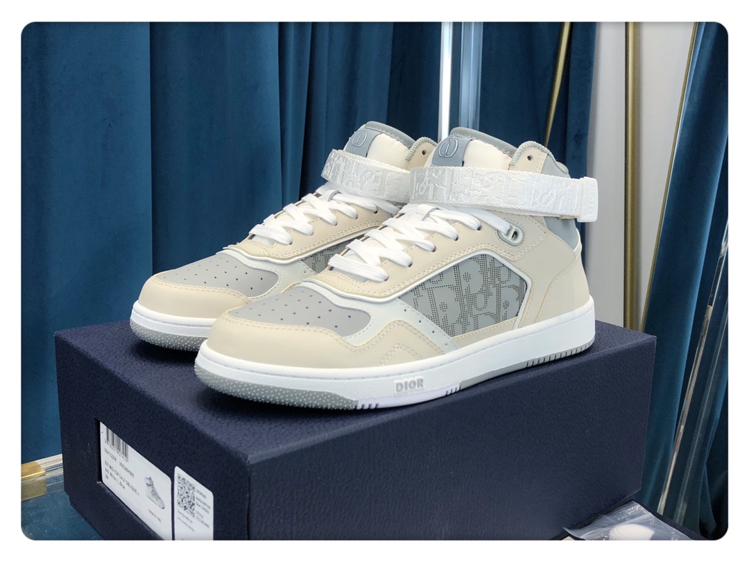 Christian Dior B27 High-Top Sneaker Cream For Men CD