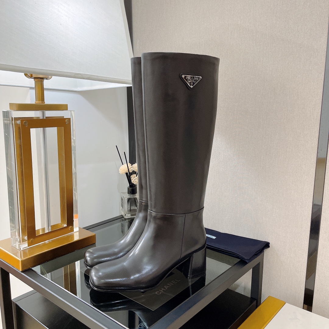 Prada Boots Black For Women 2.6in/65mm Prada  1W931M_070_F0002_F_065