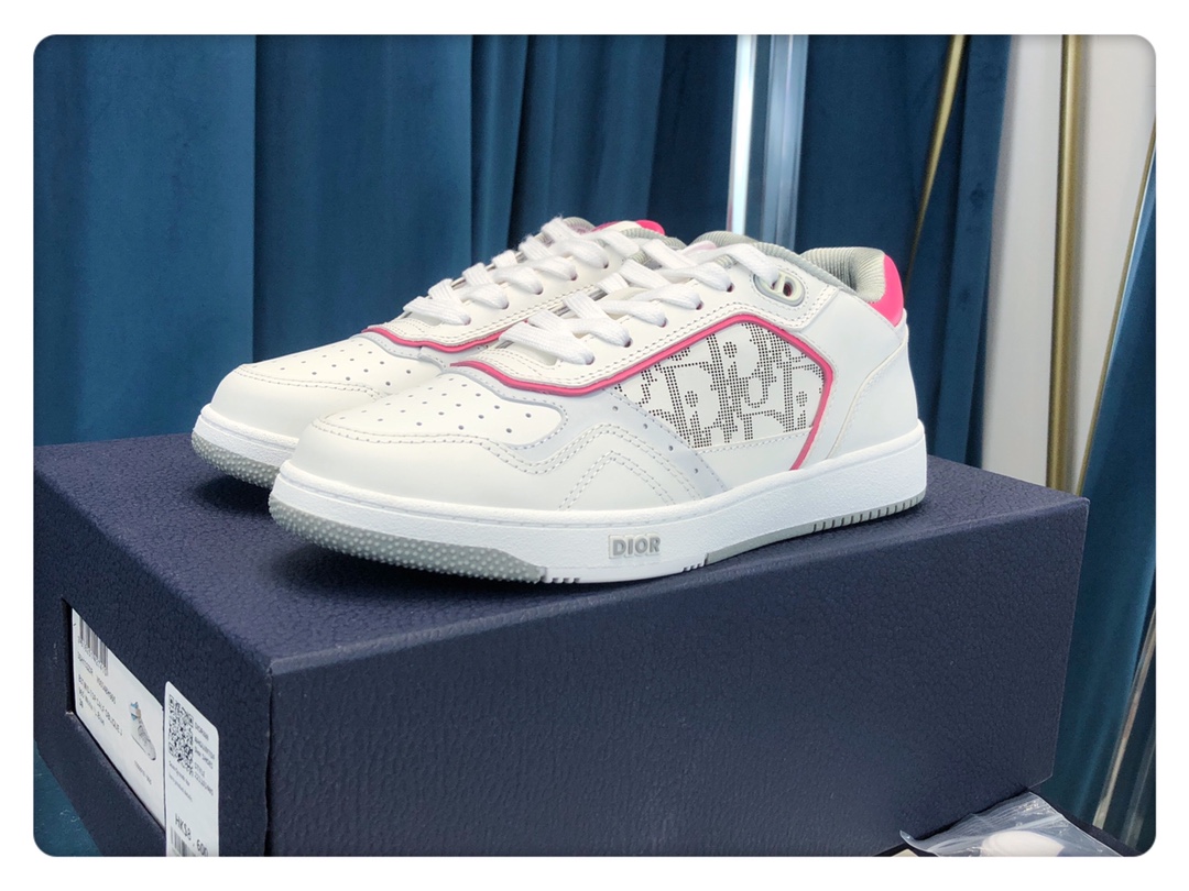 Christian Dior B27 Low-Top Sneaker White/Pink For Men CD