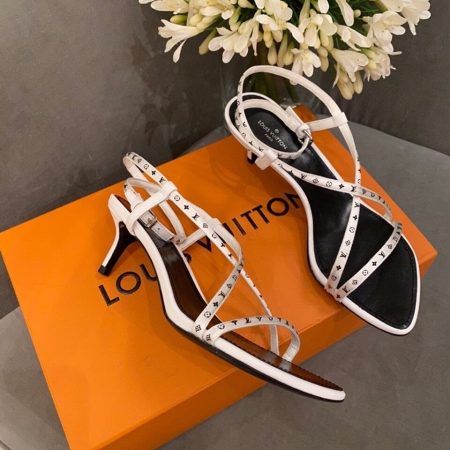 Louis Vuitton Citizen Sandals Calfskin Leather Spring/Summer Collection 1A7RYA White