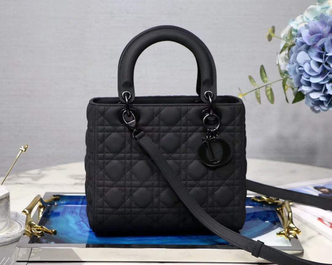Christian Dior Mini Lady Dior Bag Spring/Summer Collection, Black, For Women Women’s Handbags, 24cm CD