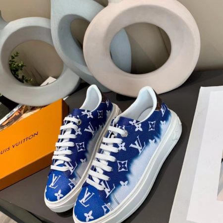 Louis Vuitton Time Out Sneaker Blue For Women LV