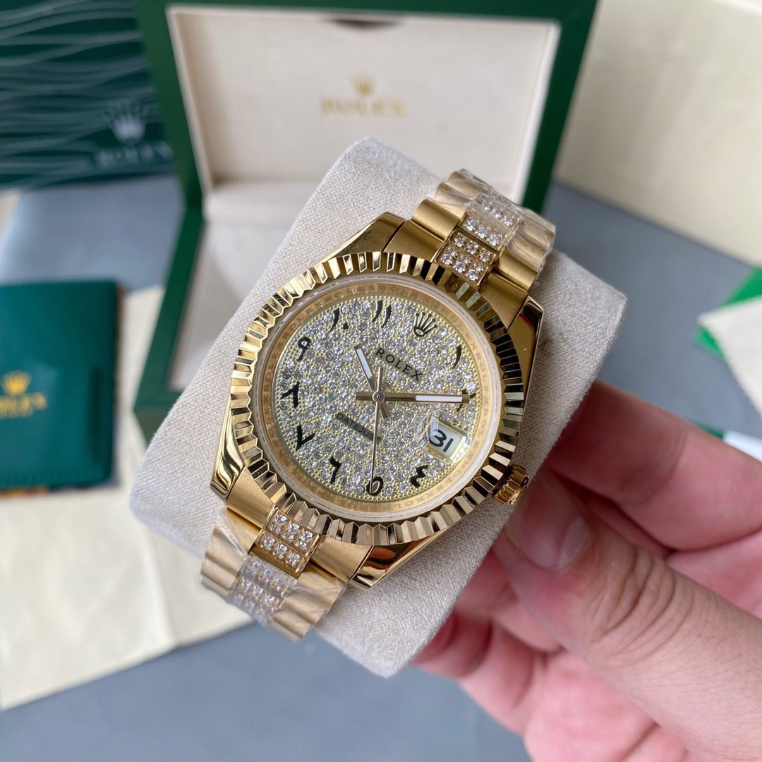Rolex Datejust 41mm Oyster Perpetual Gold Toned For Men