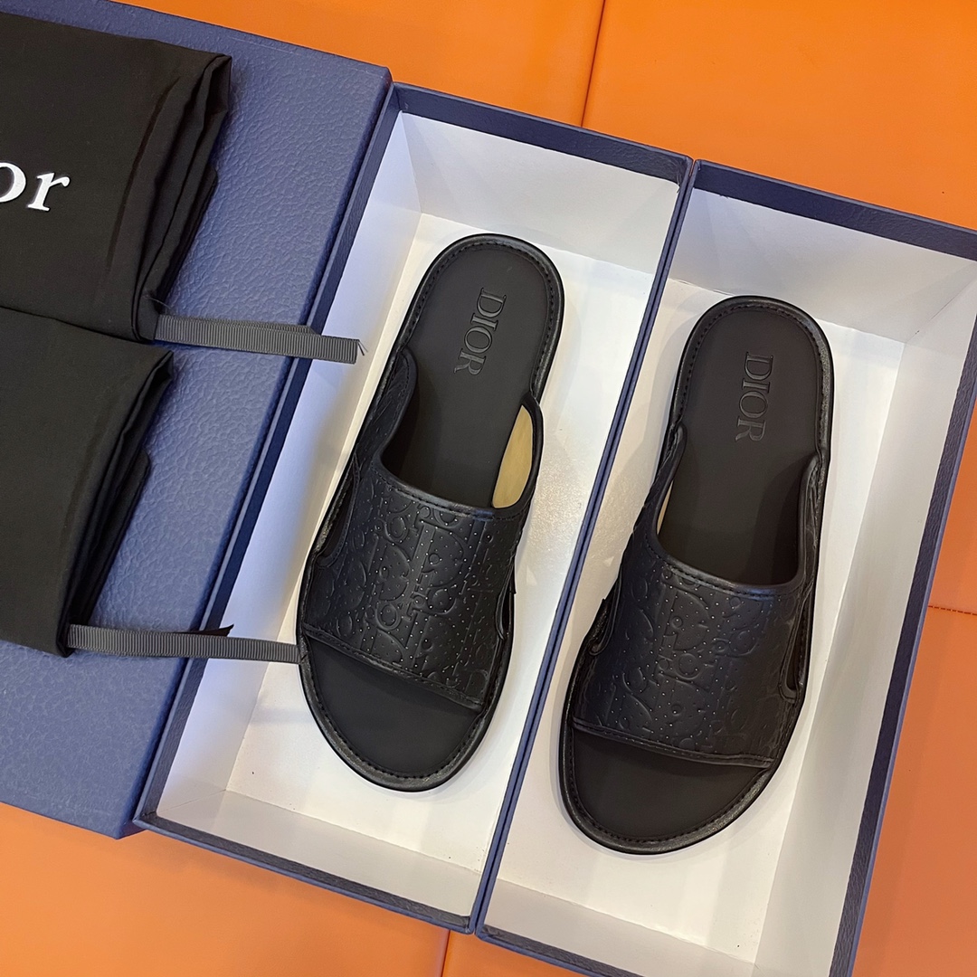 Christian Dior Sandal Black For Men CD
