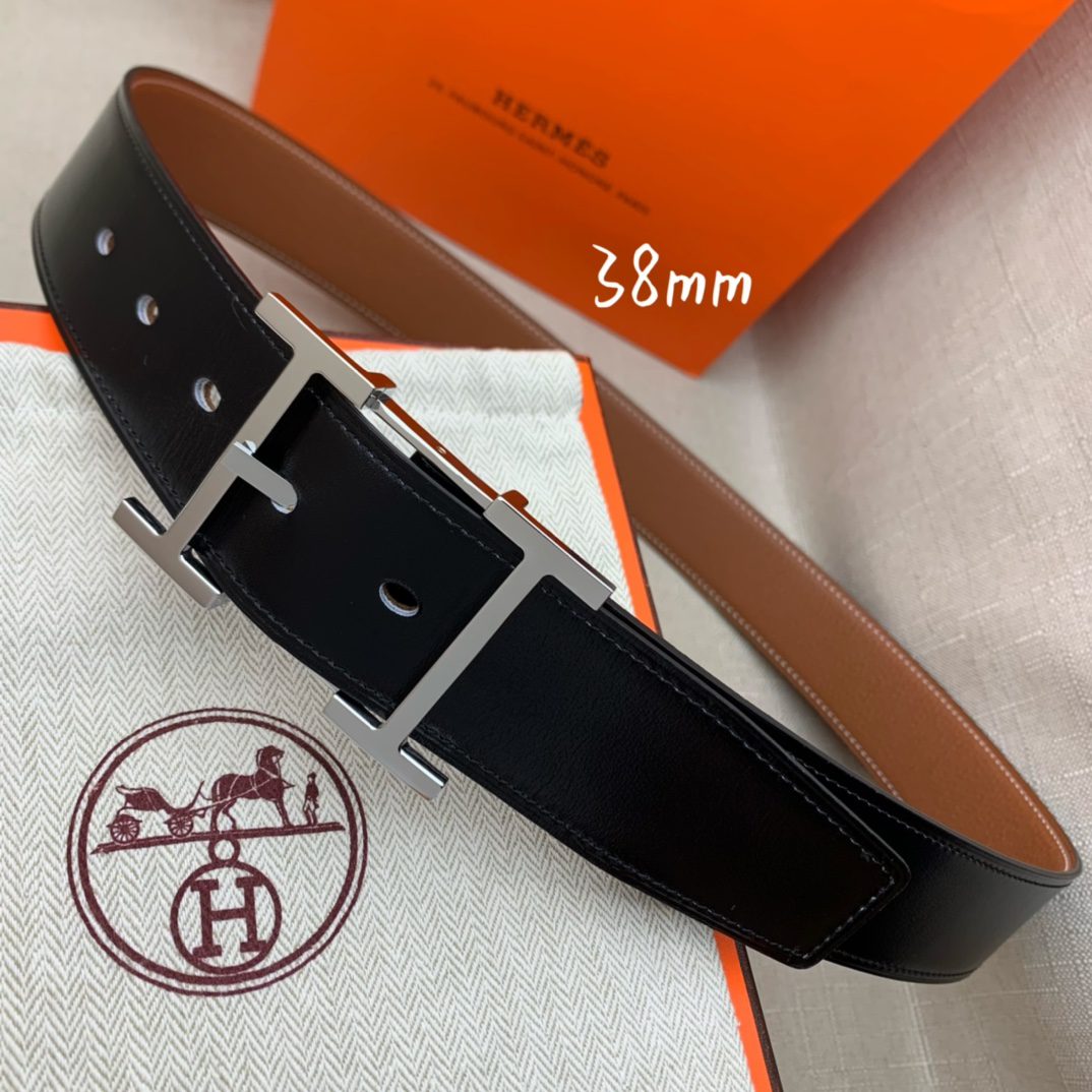 Hermes H Belt Buckle & Reversible Brown For Women, Women Belt