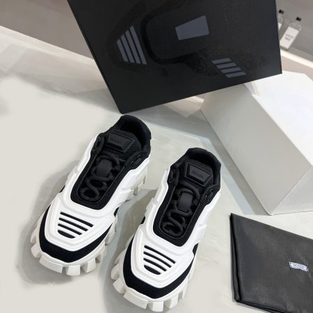 Prada Cloudbust Thunder Sneakers Black And White For Women Prada 
