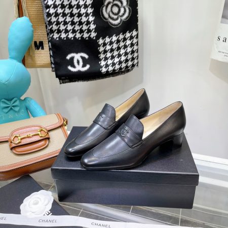 Chanel Loafers Black For Women, Women’s Shoes