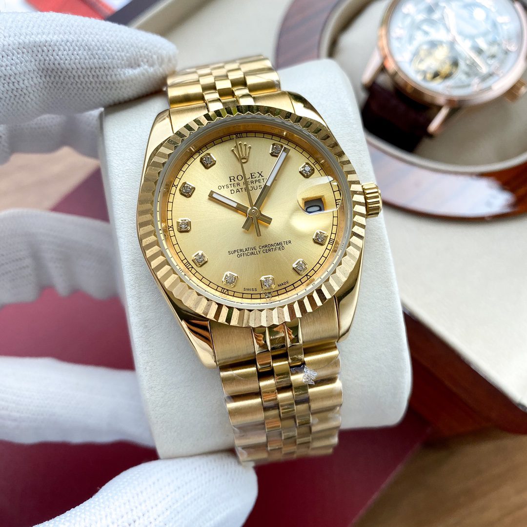 Rolex Datejust Perpetual 36mm Gold Toned For Women