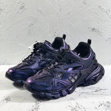 Balenciaga Track.2 Clear Sole Trainers Purple For Women