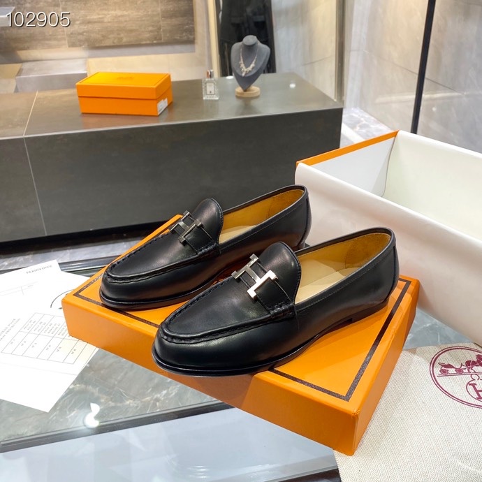 Hermes Loafer Black For Women, Women’s Shoes