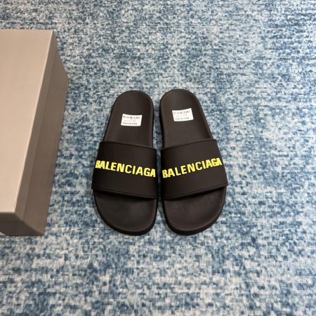Balenciaga Pool Slide Sandal Black For Women