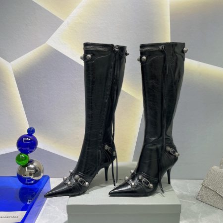 BALENCIAGA Cagole Boot Black For Women 694395WAD4E1081