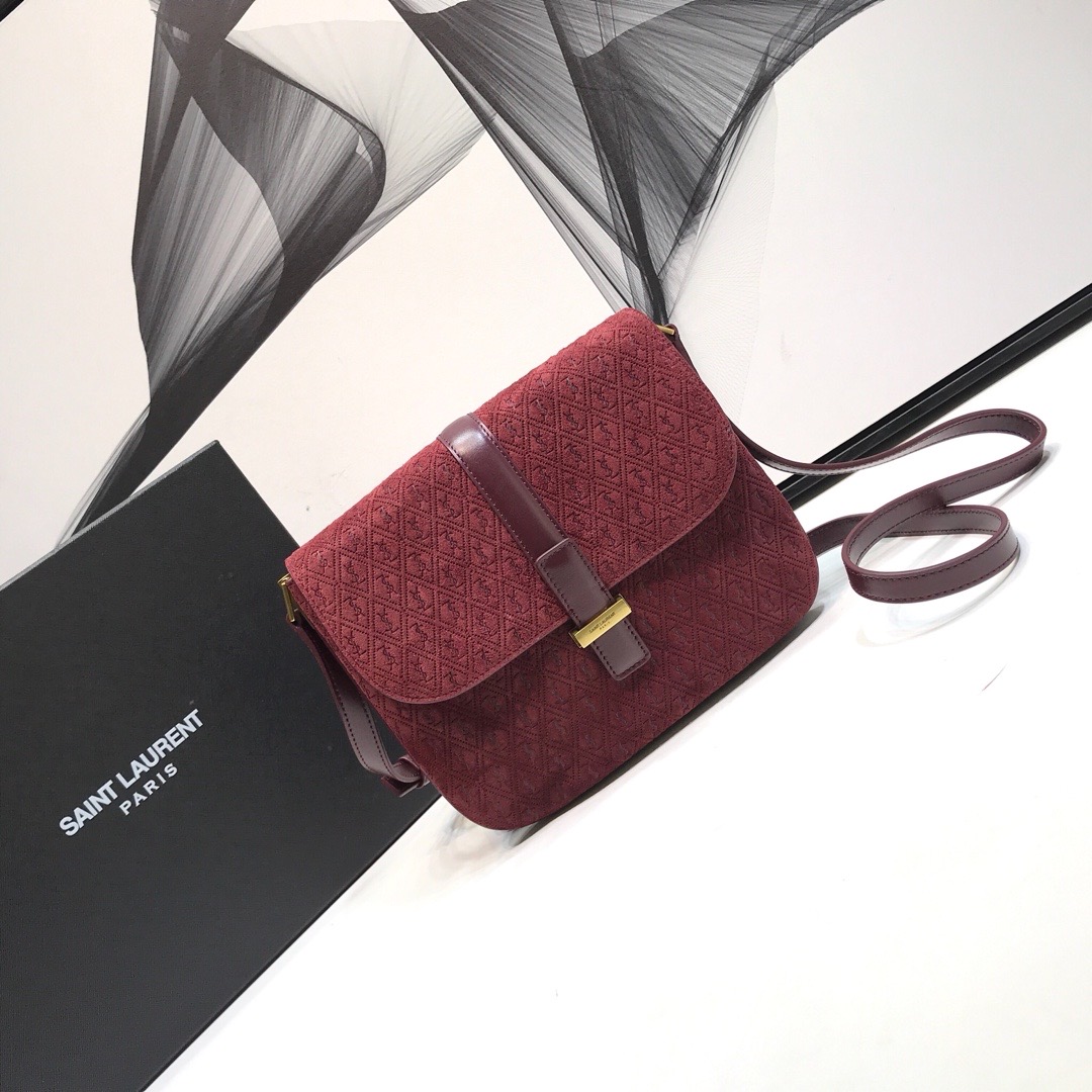 Yves Saint Laurent Le Monogramme Small Satchel In Monogram Canvas And Smooth Bungurdy For Women 9in/23cm YSL
