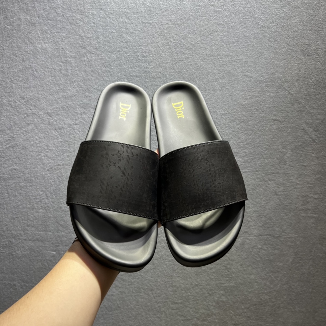 Christian Dior Dway Slide Black For Men CD
