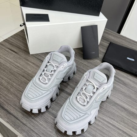 Prada Cloudbust Thunder Sneakers Silver For Women Prada 1E819L_3KR2_F0118_F_050